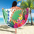 Marshall Islands Kwajalein Atoll Beach Blanket Curves Polynesian Mix Tropical Flowers