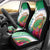 Marshall Islands Kwajalein Atoll Car Seat Cover Curves Polynesian Mix Tropical Flowers