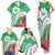 Marshall Islands Kwajalein Atoll Family Matching Tank Maxi Dress and Hawaiian Shirt Curves Polynesian Mix Tropical Flowers