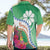 Marshall Islands Kwajalein Atoll Hawaiian Shirt Curves Polynesian Mix Tropical Flowers