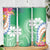 Marshall Islands Kwajalein Atoll Skinny Tumbler Curves Polynesian Mix Tropical Flowers