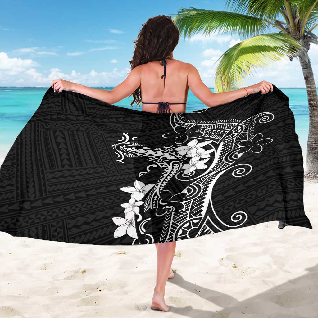 Black Hawaii Sarong Hammerhead Shark Tattoo Curve Polynesian - Polynesian Pride