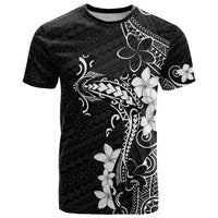 Black Hawaii T Shirt Hammerhead Shark Tattoo Curve Polynesian - Polynesian Pride