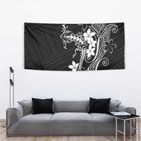 Black Hawaii Tapestry Hammerhead Shark Tattoo Curve Polynesian LT14 - Polynesian Pride