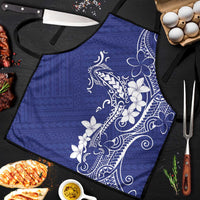 Blue Hawaii Apron Hammerhead Shark Tattoo Curve Polynesian - Polynesian Pride