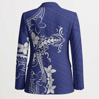 Blue Hawaii Blazer Hammerhead Shark Tattoo Curve Polynesian LT14 - Polynesian Pride