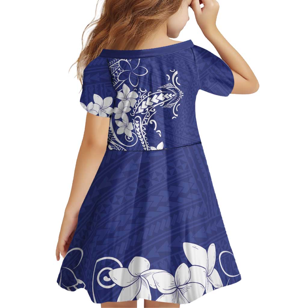 Blue Hawaii Family Matching Puletasi and Hawaiian Shirt Hammerhead Shark Tattoo Curve Polynesian LT14 - Polynesian Pride