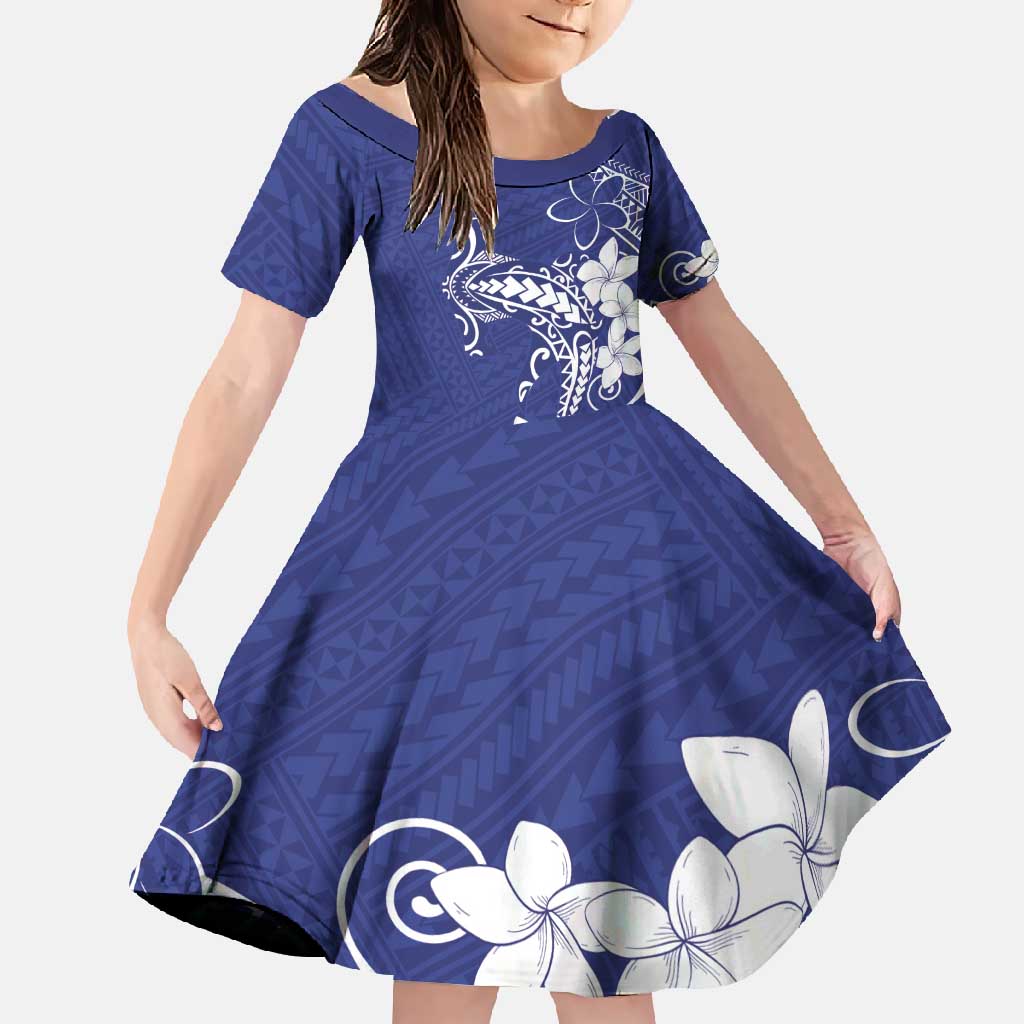 Blue Hawaii Family Matching Summer Maxi Dress and Hawaiian Shirt Hammerhead Shark Tattoo Curve Polynesian - Polynesian Pride