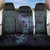 Purple Paradise Hawaii Back Car Seat Cover Hammerhead Shark Tattoo Curve Polynesian - Polynesian Pride