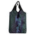 Purple Paradise Hawaii Grocery Bag Hammerhead Shark Tattoo Curve Polynesian - Polynesian Pride
