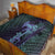 Purple Paradise Hawaii Quilt Hammerhead Shark Tattoo Curve Polynesian - Polynesian Pride
