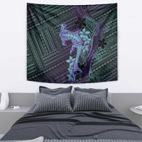 Purple Paradise Hawaii Tapestry Hammerhead Shark Tattoo Curve Polynesian LT14 - Polynesian Pride