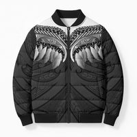 Poutama Korowai New Zealand Bomber Puffer Jacket Aotearoa Maori Tattoo - Polynesian Pride