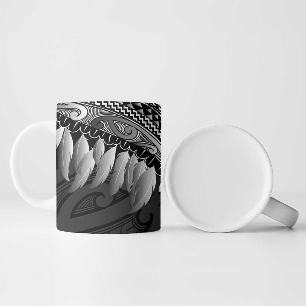 Poutama Korowai New Zealand Ceramic Mug Aotearoa Maori Tattoo - Polynesian Pride