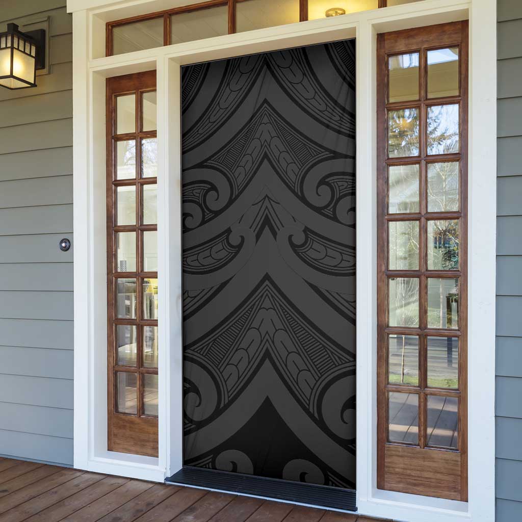 Poutama Korowai New Zealand Door Cover Aotearoa Maori Tattoo - Polynesian Pride