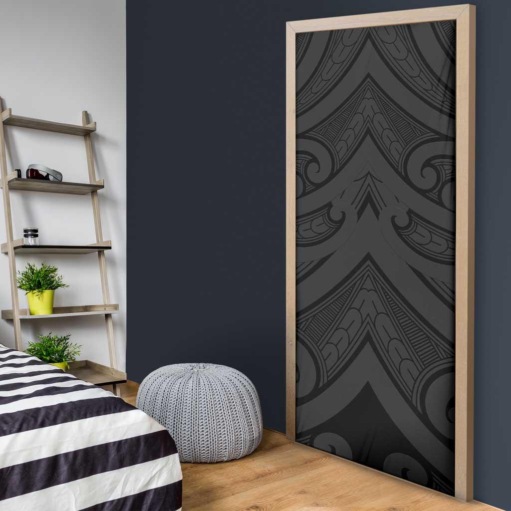 Poutama Korowai New Zealand Door Cover Aotearoa Maori Tattoo - Polynesian Pride