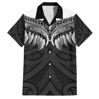 Poutama Korowai New Zealand Family Matching Off Shoulder Maxi Dress and Hawaiian Shirt Aotearoa Maori Tattoo - Polynesian Pride