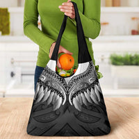 Poutama Korowai New Zealand Grocery Bag Aotearoa Maori Tattoo - Polynesian Pride