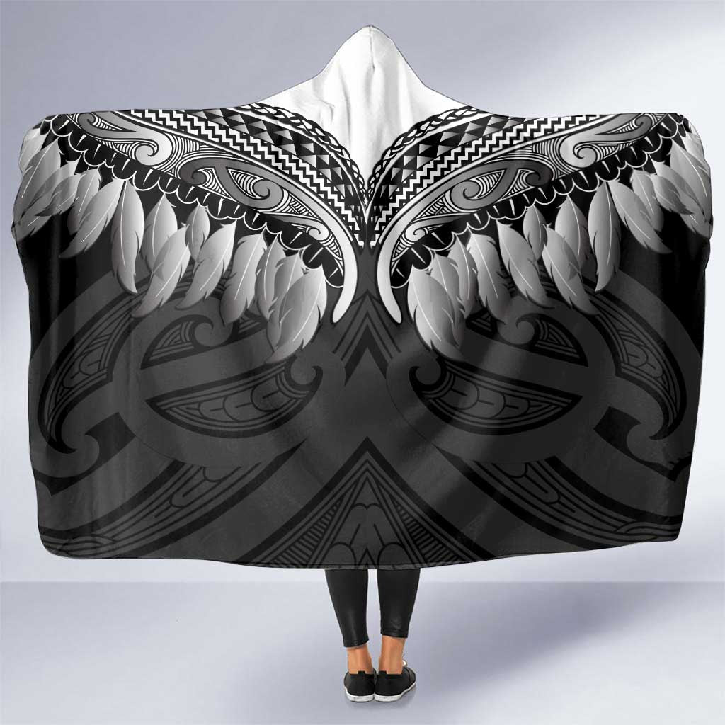 Poutama Korowai New Zealand Hooded Blanket Aotearoa Maori Tattoo - Polynesian Pride