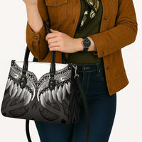 Poutama Korowai New Zealand Leather Bag Aotearoa Maori Tattoo - Polynesian Pride