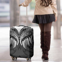 Poutama Korowai New Zealand Luggage Cover Aotearoa Maori Tattoo LT14 - Polynesian Pride