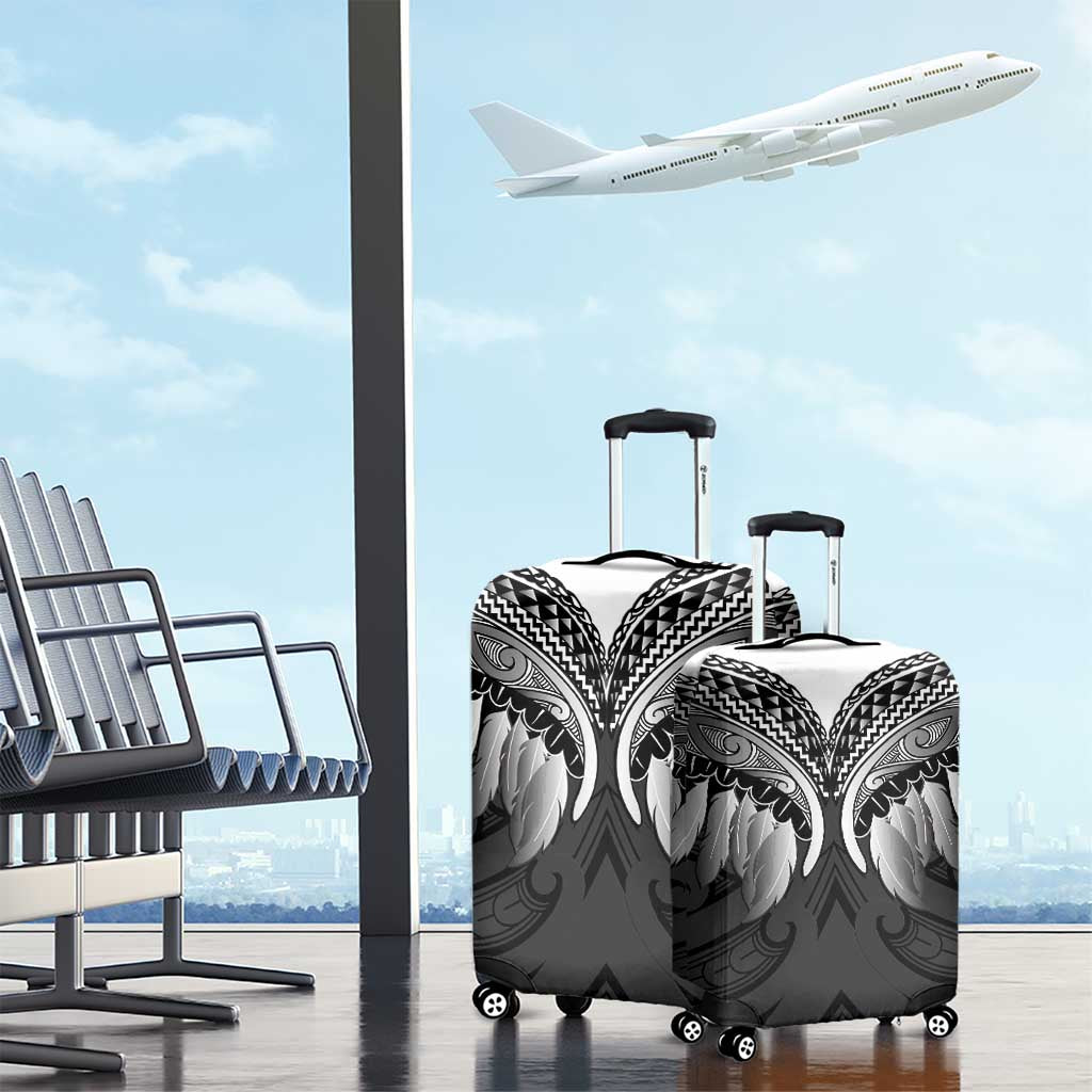 Poutama Korowai New Zealand Luggage Cover Aotearoa Maori Tattoo LT14 - Polynesian Pride