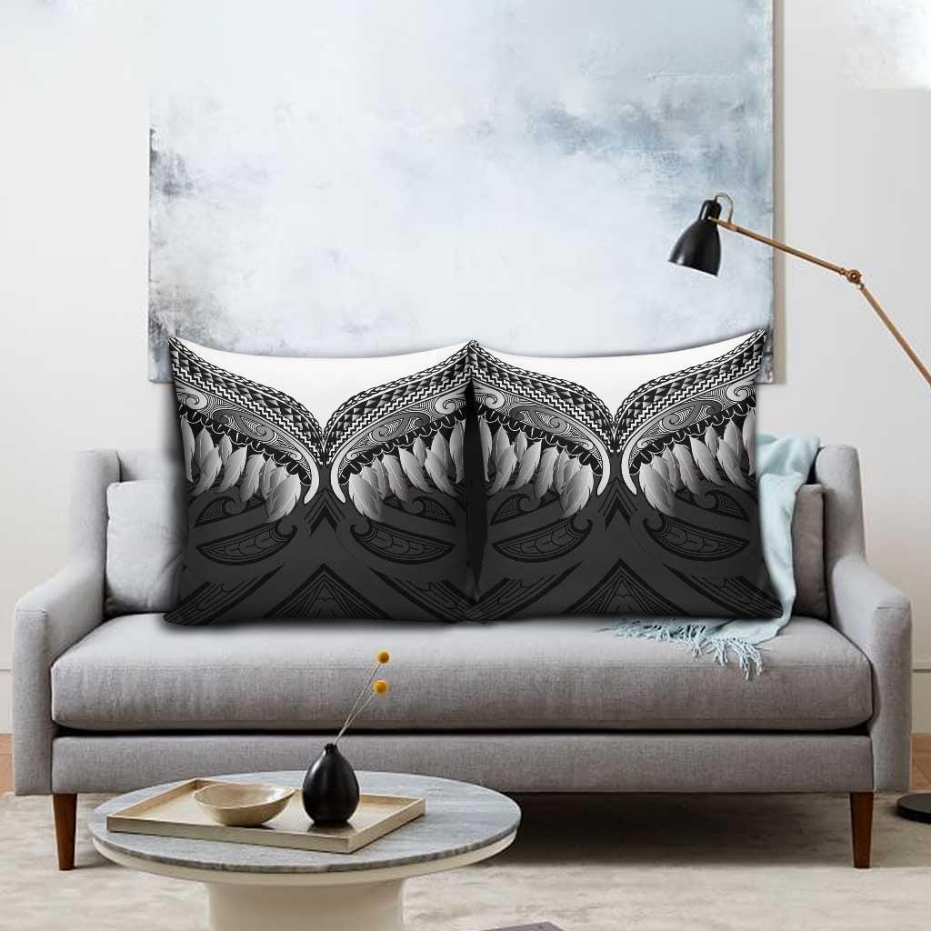 Poutama Korowai New Zealand Pillow Cover Aotearoa Maori Tattoo LT14 - Polynesian Pride