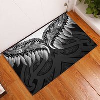 Poutama Korowai New Zealand Rubber Doormat Aotearoa Maori Tattoo - Polynesian Pride