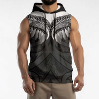 Poutama Korowai New Zealand Sleeveless Hoodie Aotearoa Maori Tattoo - Polynesian Pride