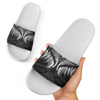 Poutama Korowai New Zealand Slide Sandals Aotearoa Maori Tattoo LT14 - Polynesian Pride