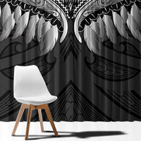 Poutama Korowai New Zealand Window Curtain Aotearoa Maori Tattoo LT14 - Polynesian Pride