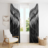 Poutama Korowai New Zealand Window Curtain Aotearoa Maori Tattoo LT14 - Polynesian Pride