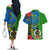 personalised-vanuatu-malampa-day-couples-matching-off-the-shoulder-long-sleeve-dress-and-hawaiian-shirt-coat-of-arms-mix-tropical-flowers