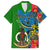 personalised-vanuatu-malampa-day-family-matching-summer-maxi-dress-and-hawaiian-shirt-coat-of-arms-mix-tropical-flowers