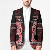 Kia Ora New Zealand Blazer Maori Language Week Whero Taniko Motif - Polynesian Pride