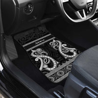 Kia Ora New Zealand Car Mats Maori Language Week Pango Taniko Motif - Polynesian Pride