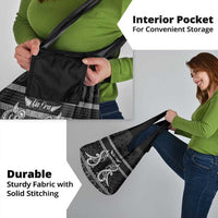 Kia Ora New Zealand Grocery Bag Maori Language Week Pango Taniko Motif - Polynesian Pride