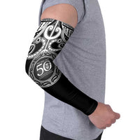 Kia Kaha Te Reo Maori New Zealand Arm Sleeves 50th Anniversary Ake Ake Ake LT14 - Polynesian Pride