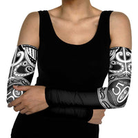 Kia Kaha Te Reo Maori New Zealand Arm Sleeves 50th Anniversary Ake Ake Ake LT14 - Polynesian Pride