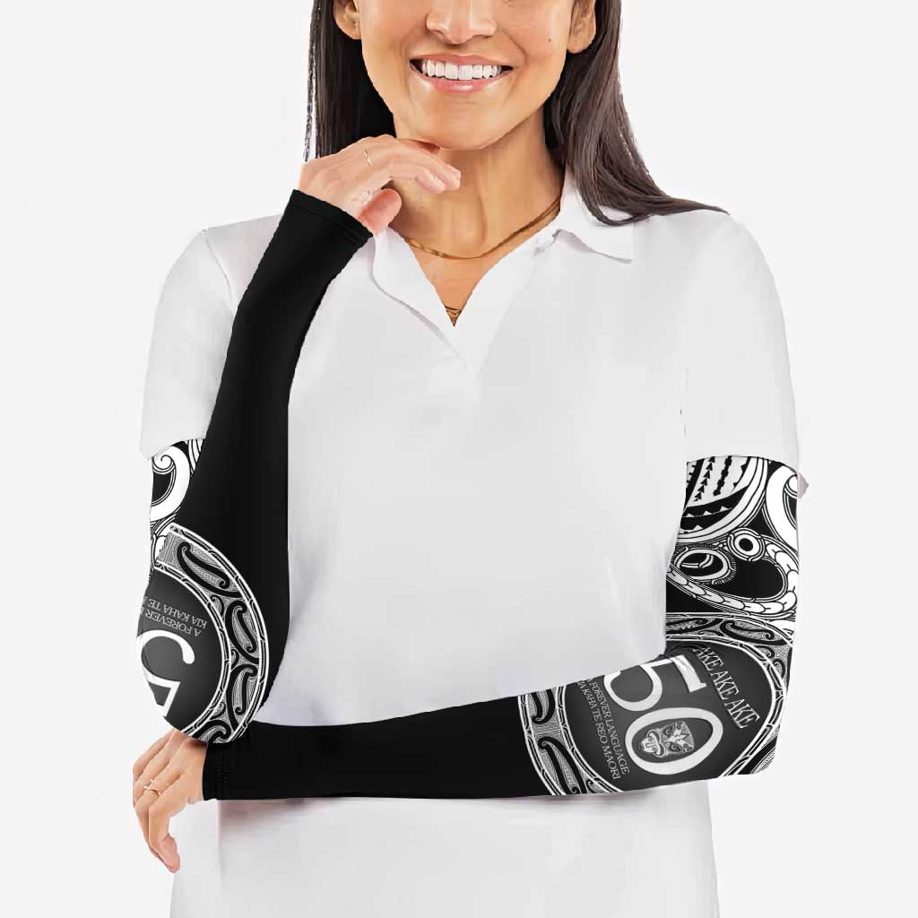 Kia Kaha Te Reo Maori New Zealand Arm Sleeves 50th Anniversary Ake Ake Ake LT14 - Polynesian Pride