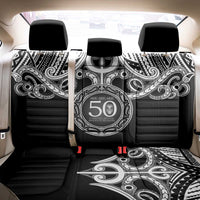 Kia Kaha Te Reo Maori New Zealand Back Car Seat Cover 50th Anniversary Ake Ake Ake - Polynesian Pride