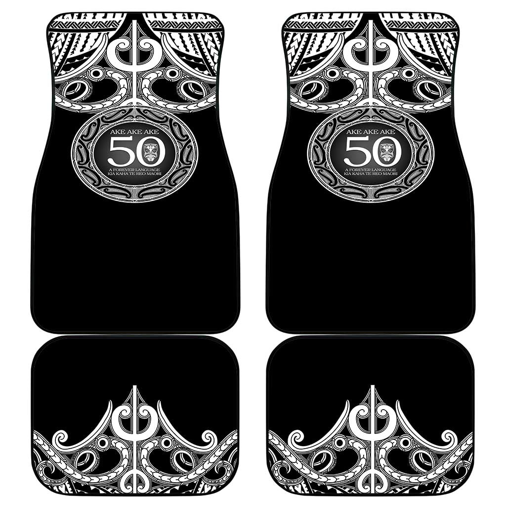 Kia Kaha Te Reo Maori New Zealand Car Mats 50th Anniversary Ake Ake Ake - Polynesian Pride