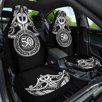 Kia Kaha Te Reo Maori New Zealand Car Seat Cover 50th Anniversary Ake Ake Ake - Polynesian Pride
