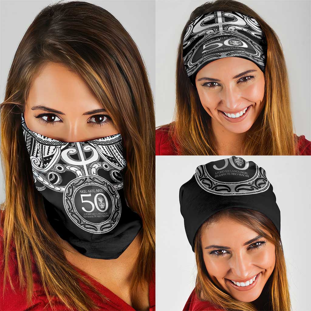 Kia Kaha Te Reo Maori New Zealand Neck Gaiter 50th Anniversary Ake Ake Ake LT14 - Polynesian Pride