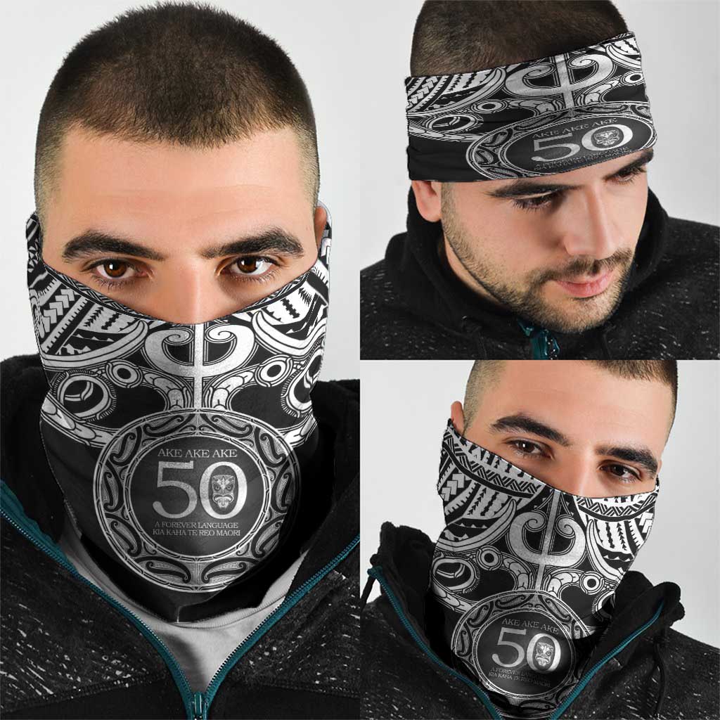 Kia Kaha Te Reo Maori New Zealand Neck Gaiter 50th Anniversary Ake Ake Ake LT14 - Polynesian Pride
