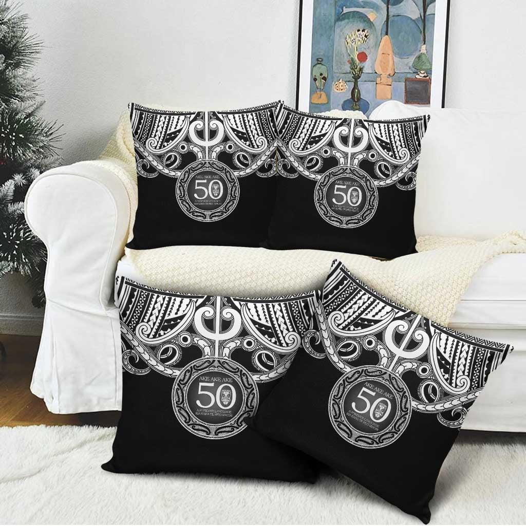 Kia Kaha Te Reo Maori New Zealand Pillow Cover 50th Anniversary Ake Ake Ake LT14 - Polynesian Pride