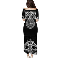 Kia Kaha Te Reo Maori New Zealand Puletasi 50th Anniversary Ake Ake Ake LT14 - Polynesian Pride