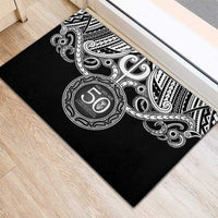 Kia Kaha Te Reo Maori New Zealand Rubber Doormat 50th Anniversary Ake Ake Ake - Polynesian Pride