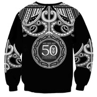 Kia Kaha Te Reo Maori New Zealand Sweatshirt 50th Anniversary Ake Ake Ake - Polynesian Pride