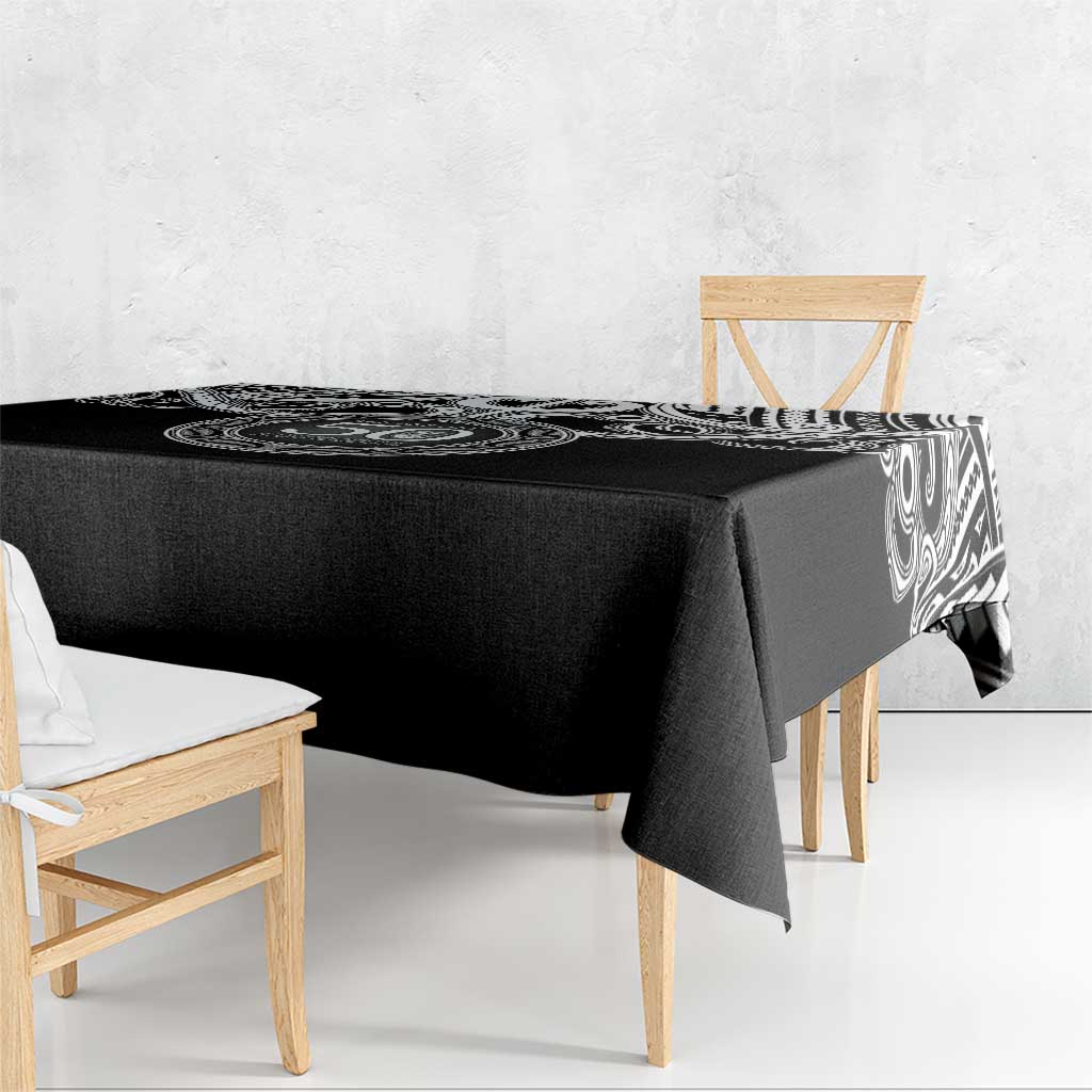 Kia Kaha Te Reo Maori New Zealand Tablecloth 50th Anniversary Ake Ake Ake LT14 - Polynesian Pride